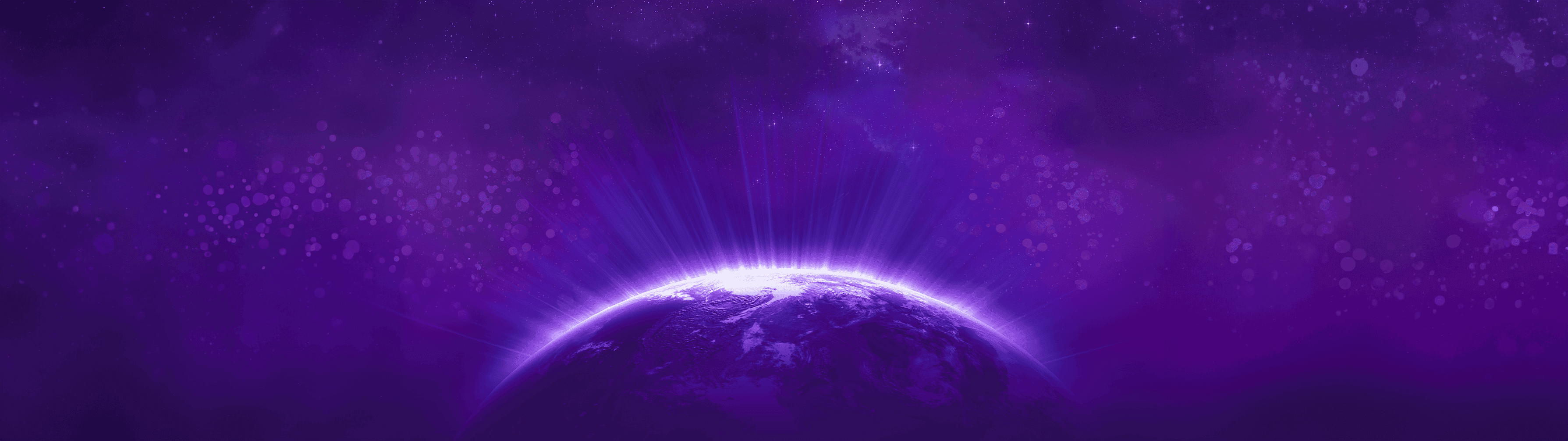 Background image of purple globe